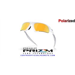 Oakley Suture Jacket White / Prizm 24K Polarized (OO9532-03)