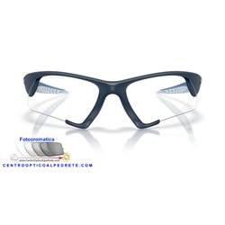 Oakley Suture Jacket Blue / Clear to Black Iridium Photochromic (OO9532-09)