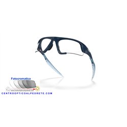 Oakley Suture Jacket Blue / Clear to Black Iridium Photochromic (OO9532-09)