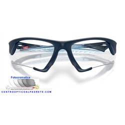 Oakley Suture Jacket Blue / Clear to Black Iridium Photochromic (OO9532-09)