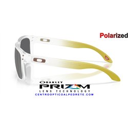 Oakley Holbrook Matte Clear / Prizm Black Polarized (OO9102-AP)
