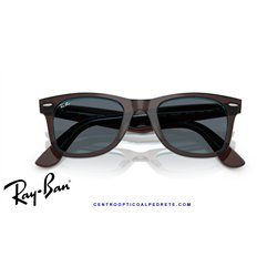 Ray-Ban Wayfarer Brown / Blue (RB2140 1446R5)