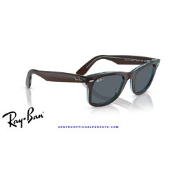 Ray-Ban Wayfarer Brown / Blue (RB2140 1446R5)