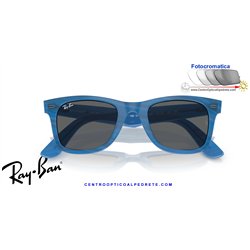 Ray-Ban Wayfarer Blue / Dark Grey (RB2140 1409B1)
