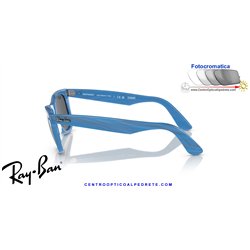 Ray-Ban Wayfarer Blue / Dark Grey (RB2140 1409B1)