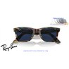 Ray-Ban Wayfarer Grey / Clear/Blue (RB2140 1387GG)