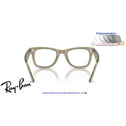 Ray-Ban Wayfarer Grey / Clear/Blue (RB2140 1387GG)