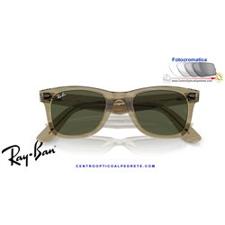 Ray-Ban Wayfarer Grey / Green (RB2140 138731)