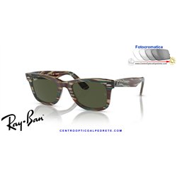 Ray-Ban Wayfarer Grey / Green (RB2140 138731)