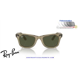 Ray-Ban Wayfarer Grey / Green (RB2140 138731)