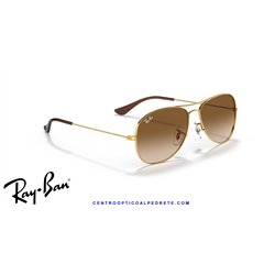 Ray-Ban Cockpit Gold / Light Brown Gradient (RB3362 001/51)
