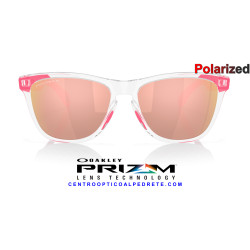 Oakley Frogskins Clear Prizm Rose Gold Polarized | Gafas de Sol Originales