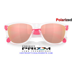 Oakley Frogskins Clear Prizm Rose Gold Polarized | Gafas de Sol Originales