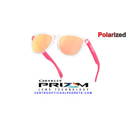 Oakley Frogskins Clear Prizm Rose Gold Polarized | Gafas de Sol Originales