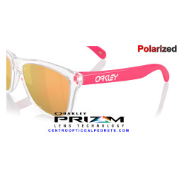 Oakley Frogskins Clear Prizm Rose Gold Polarized | Gafas de Sol Originales