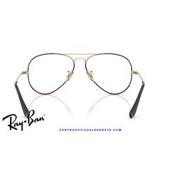 Gafas para graduado Ray-Ban Aviator Negro Mate (RX6489 3175)