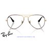 Gafas para graduado Ray-Ban Aviator Negro Mate (RX6489 3175)