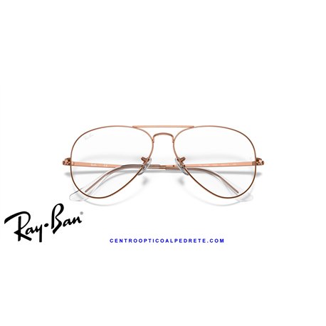 Ray-Ban Aviator Eyeglasses Soft Gold (RX6489 3094)