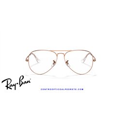 Ray-Ban Aviator Eyeglasses Soft Gold (RX6489 3094)