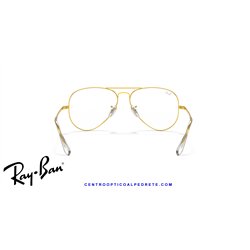 Ray-Ban Aviator Eyeglasses Gold (RX6489 3086)