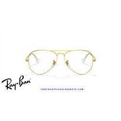 Ray-Ban Aviator Eyeglasses Gold (RX6489 3086)