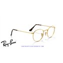 Ray-Ban Round Metal Eyeglasses Arista Gold (Rx3447V 2500)