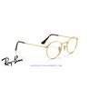 Ray-Ban Round Metal Eyeglasses Arista Gold (Rx3447V 2500)