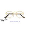 Ray-Ban Round Metal Eyeglasses Arista Gold (Rx3447V 2500)