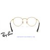 Ray-Ban Round Metal Eyeglasses Arista Gold (Rx3447V 2500)