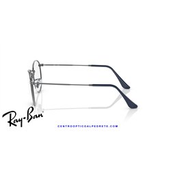 Ray-Ban Round Metal Eyeglasses Gunmetal (Rx3447V 2502)
