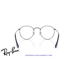 Ray-Ban Round Metal Eyeglasses Gunmetal (Rx3447V 2502)