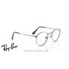 Ray-Ban Round Metal Eyeglasses Gunmetal (Rx3447V 2502)