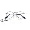 Ray-Ban Round Metal Eyeglasses Gunmetal (Rx3447V 2502)