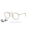 Ray-Ban Round Metal Eyeglasses Black (Rx3447V 2503)