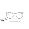 Ray-Ban Round Metal Eyeglasses Black (Rx3447V 2503)