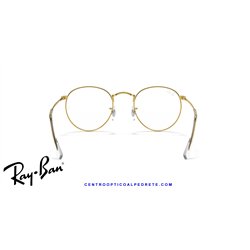 Ray-Ban Round Metal Eyeglasses Black (Rx3447V 2503)