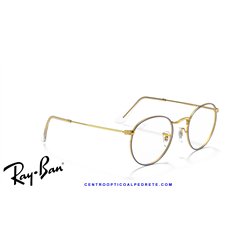 Ray-Ban Round Metal Eyeglasses Black (Rx3447V 2503)