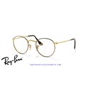 Ray-Ban Round Metal Eyeglasses Havana On Gold (Rx3447V 2945)
