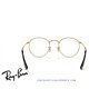 Ray-Ban Round Metal Eyeglasses Havana On Gold (Rx3447V 2945)