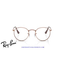 Ray-Ban Round Metal Eyeglasses Rose Gold (Rx3447V 3094)