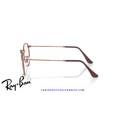 Ray-Ban Round Metal Eyeglasses Rose Gold (Rx3447V 3094)