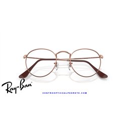 Ray-Ban Round Metal Eyeglasses Rose Gold (Rx3447V 3094)