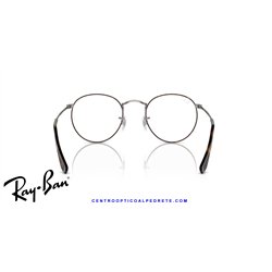 Ray-Ban Round Metal Eyeglasses Havana On Gunmetal (Rx3447V 3174)