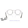 Ray-Ban Round Metal Eyeglasses Matte Havana On Matte Silver (Rx3447V 3194)
