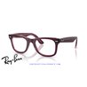 Gafas para graduado Ray-Ban Wayfarer Ease Violet On Transparent Pink (RX4340V 8364)