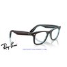 Gafas para graduado Ray-Ban Wayfarer Ease Brown On Transparent Blue (RX4340V 8366)