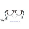 Gafas para graduado Ray-Ban Wayfarer Ease Brown On Transparent Blue (RX4340V 8366)