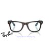 Gafas para graduado Ray-Ban Wayfarer Ease Brown On Transparent Blue (RX4340V 8366)