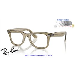 Gafas para graduado Ray-Ban Wayfarer Ease Photo Striped Grey (RX4340V 8381)