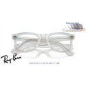 Gafas para graduado Ray-Ban Wayfarer Ease Photo Striped Light Blue (RX4340V 8382)